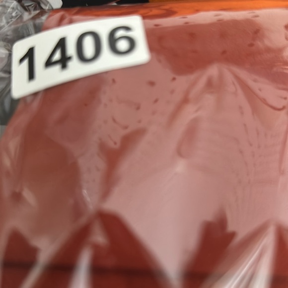 Zara Women’s Pants S Small Cropped Classic Rust Viscose - Picture 5 of 6